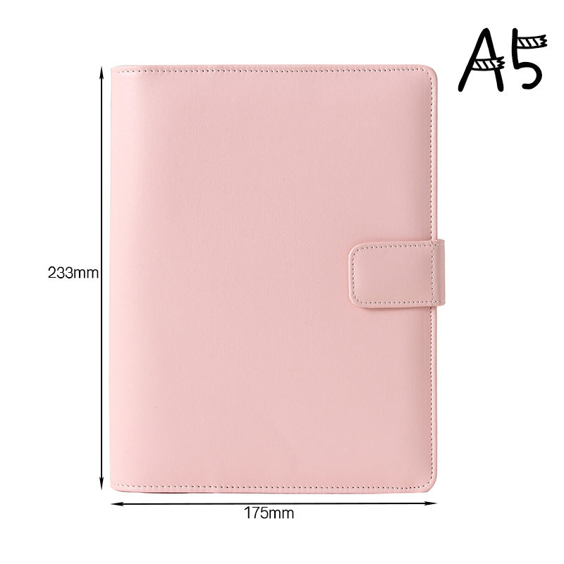 Wholesale Notebook PU Faux Leather Notebook with Simple Buckle